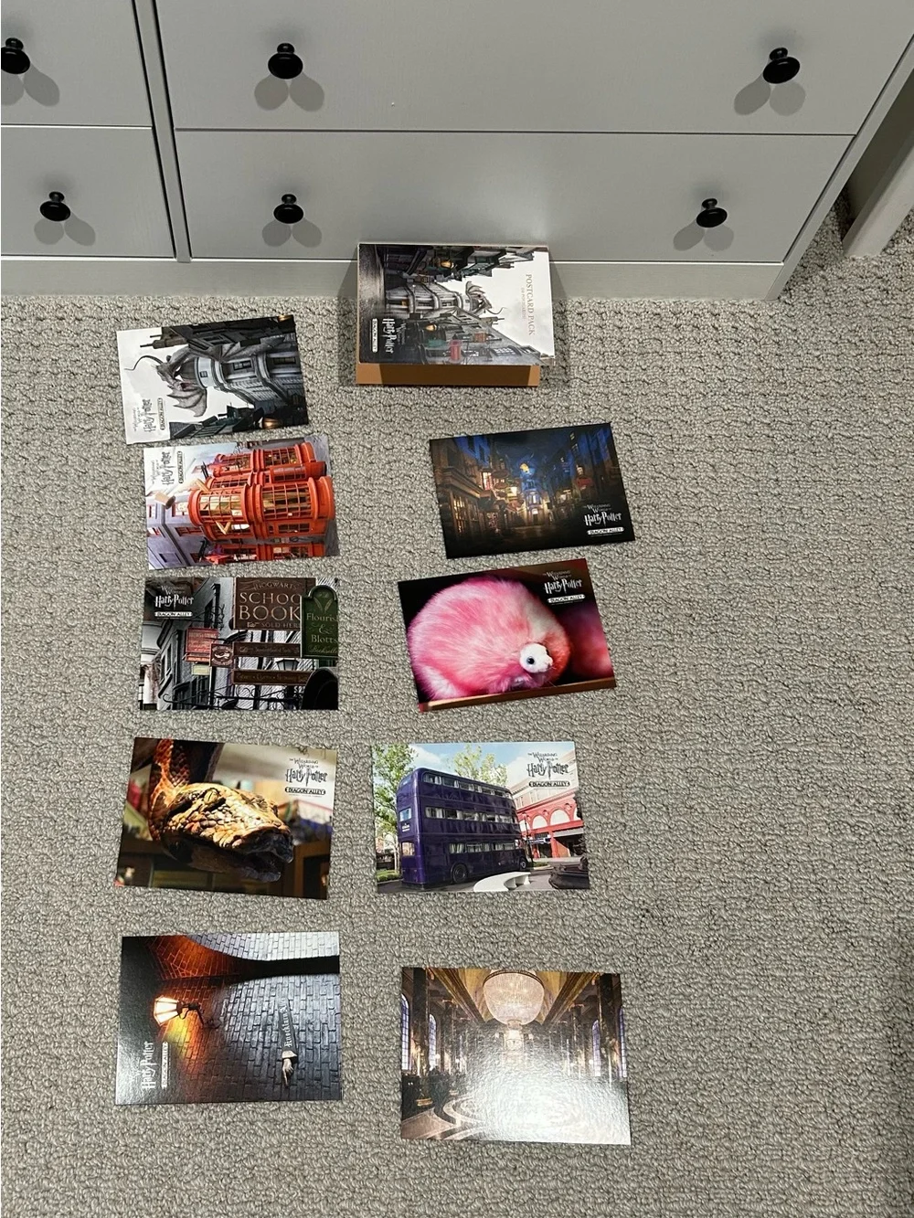 Harry Potter Tote and 9 post cards
